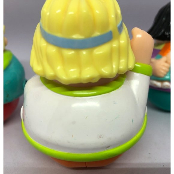 VTG Hasbro Playskool Weebles Wobble Figures, Baby Doll, Teddy Bear, Ice Cream - Picture 5 of 7